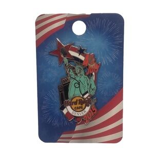 2015 HARD ROCK CAFE DENVER 3D 4TH OF JULY NEW YORK STATUE OF LIBERTY LE PIN